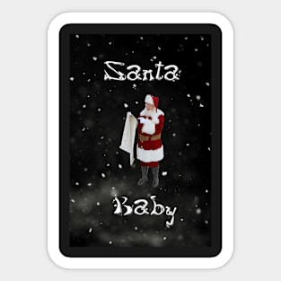 Santa Baby Sticker